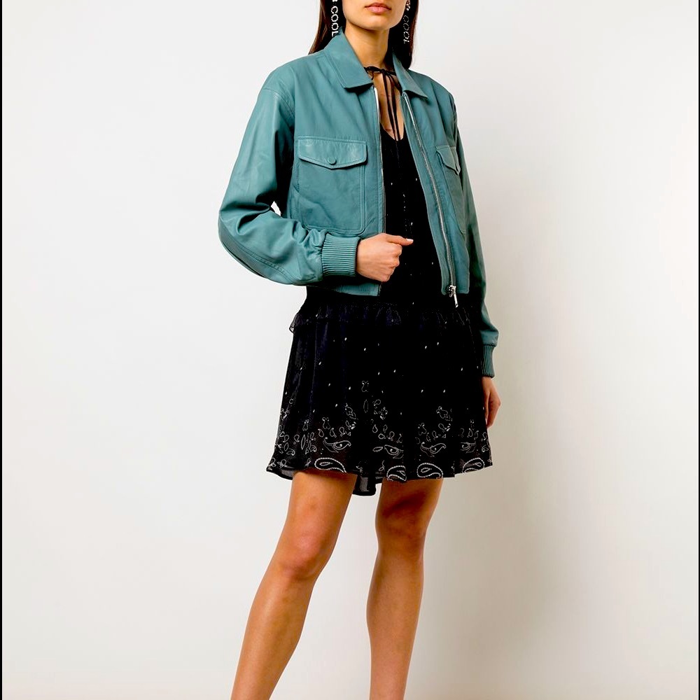 Lth Jkt
Jen bomber jacket